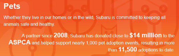 Subaru Loves Pets in Cortlandt Manor, NY
