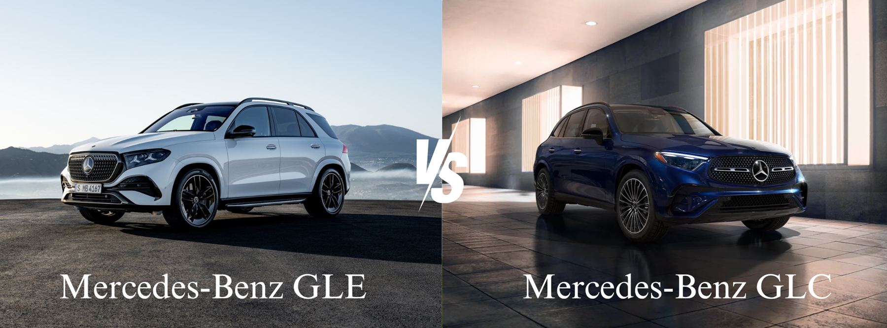 Mercedes-Benz GLC vs GLE SUV Comparison at Mercedes-Benz of Spokane