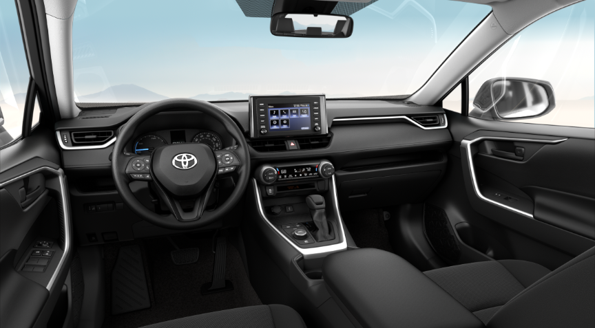 2021 Toyota Rav4 Xle Ash Interior